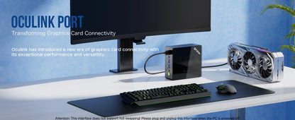 GMKtec K8 Plus Mini PC AMD R7-8845HS NUCBOX Window 11 Pro AMD Radeon™ 780M Oculink*1（PCIE GEN4*4)） DDR5 5600MHz