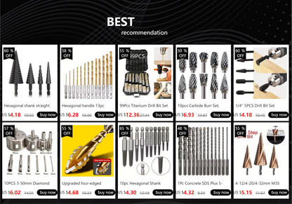 Upgraded four-edged sawtooth drill bit for tile drilling and concrete special electric drill ultra-high hardness drill bit