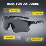 Oversized Wraparound Sports Sunglasses — view 3
