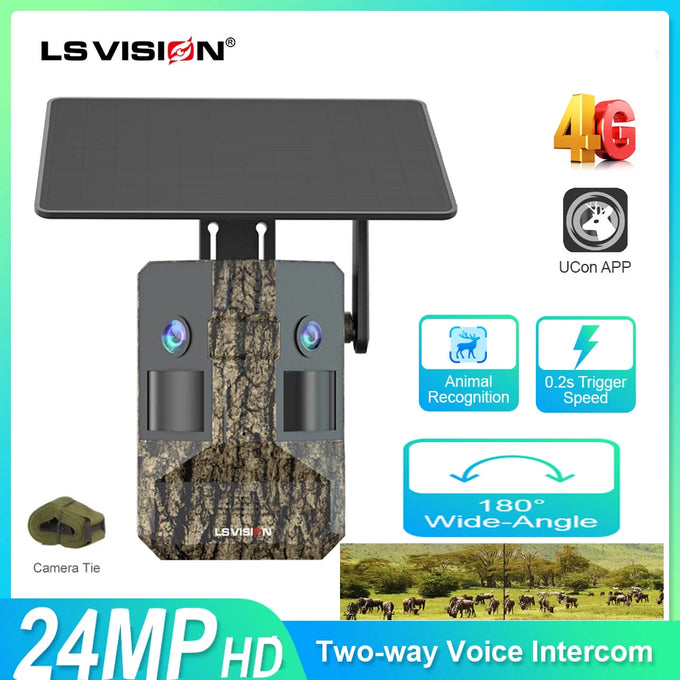 LS VISION 4G Solar Trail Camera — product image