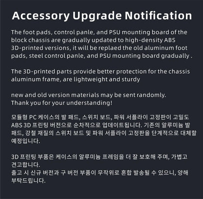 METALFISH BlockCase Aluminum Open Frame Case Support ATX/M-ATX Mainboard GPU Mount Horizontally 240 Water Cooler Gaming Cabinet