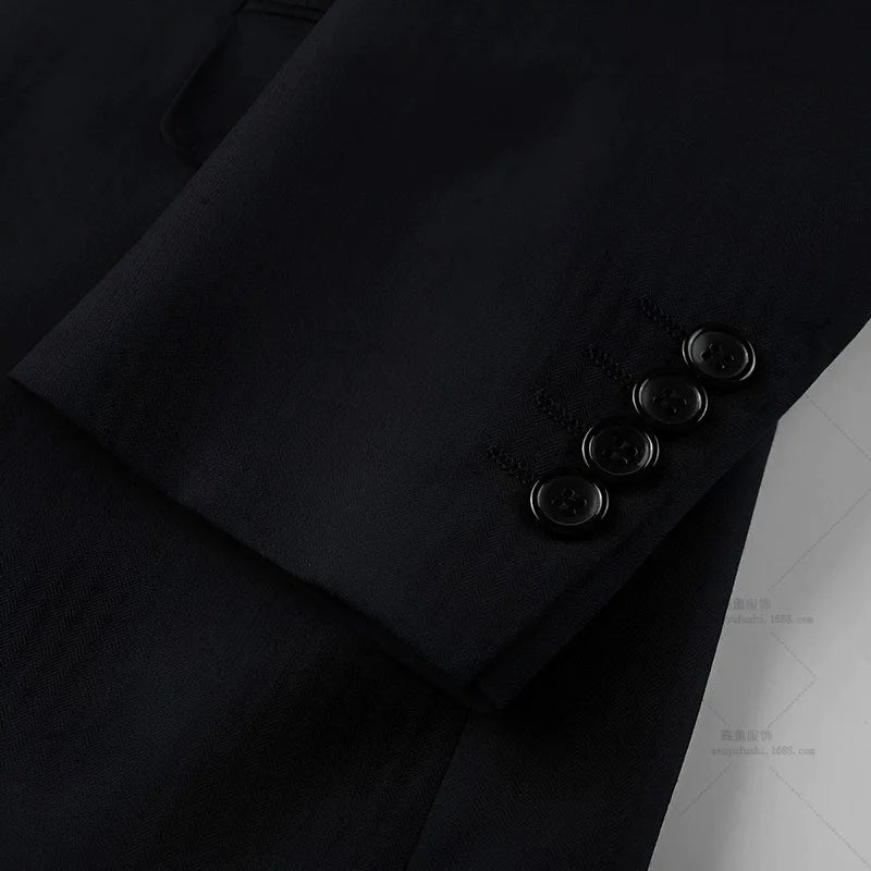 High-quality Men's Fashionable Spring-autumn Formal Dress, Best Man Suit, Suit Set for Men, Two-piece Set for Work