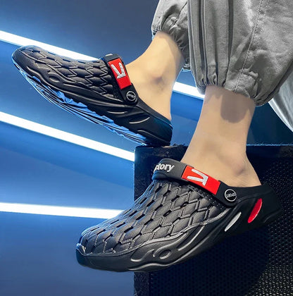Flat Sandals Men Shoes 2025 Slippers Men Garden Platform Sandals Man Summer Sandals Male Sneakers Outdoor Flip Flops Home Clogs