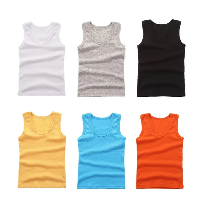 Kids' Plain Casual Tank Top — product image