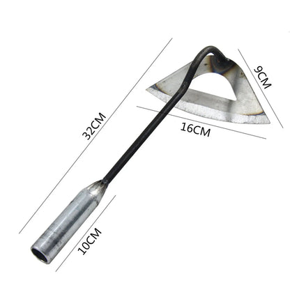 Garden Hoe Weeders Carbon Steel Gardening Hook and Weeding Tool Dual-Purpose Hardened Weeding Hoe for Easily Removing Weeds