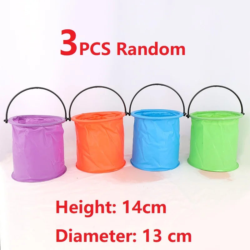 Children's Outdoor Entertainment Toy 3Pcs Multi Stainless Steel Telescopic Fishing Net Insect Net Fishing Pocket Beach Fun Toy ﻿