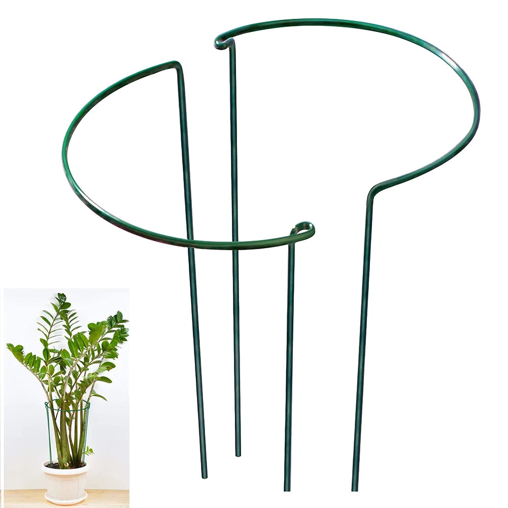 Sturdy Metal Plant Support Stakes Vegetables Garden Flower Pot Plant Metal Iron Fixing Rod Support Climbing