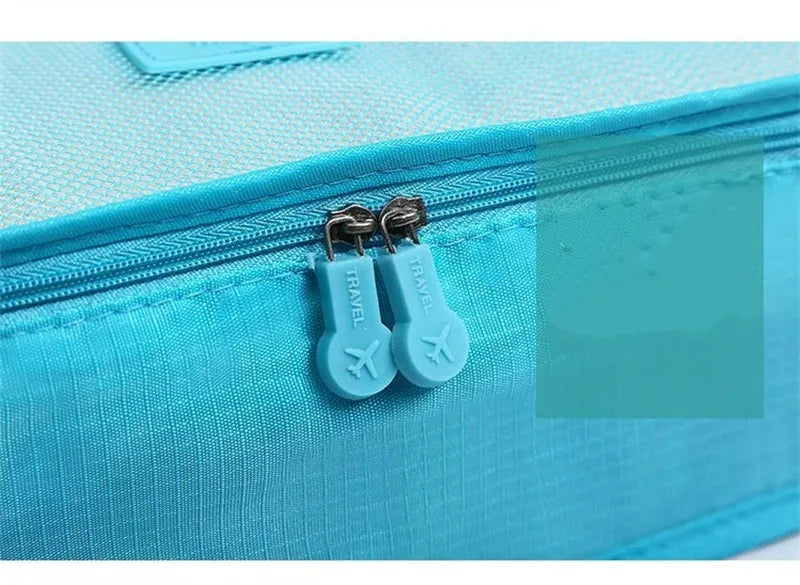 6/8Pcs Set Travel Bag Organizer Clothes Luggage Travel Organizer Blanket Shoes Organizers Bag Suitcase Pouch Packing Cubes