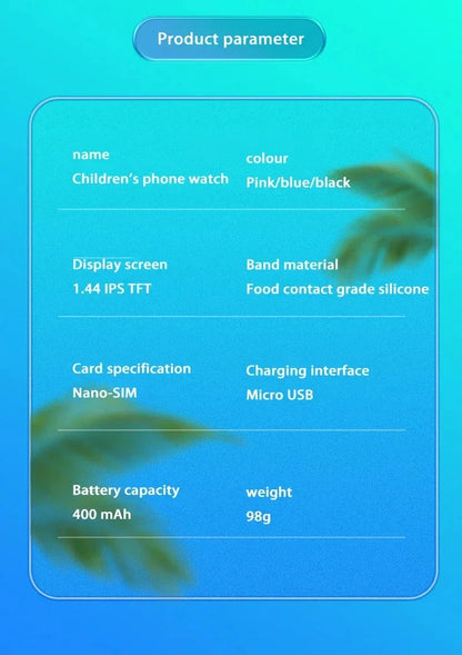 Lenovo 2027 Kids 5G Smart Watch GPS SOS Video Call HD Camera Waterproof SIM Card Support Earphone Child Watch for Boys & Girls