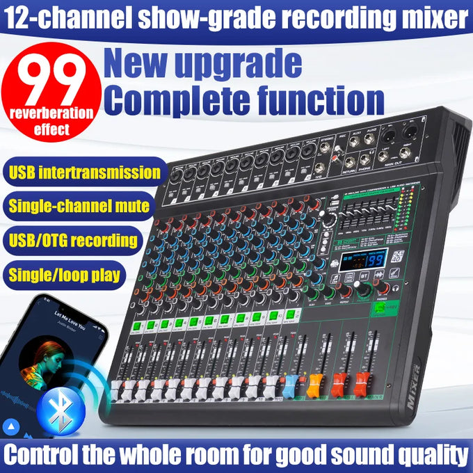 NXG XF12 Audio Mixer — product image