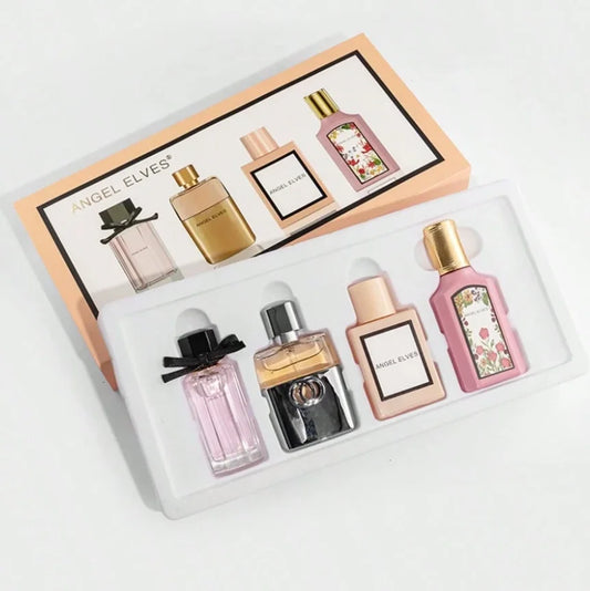 High Quality Perfume Women 120ml Perfumes Feminino Gift Box 4Pcs Set Parfum Femme Lasting Fragrance Floral Fruity Scent Spray