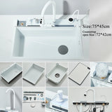 Waterfall Kitchen Sink & Faucet Set — view 8