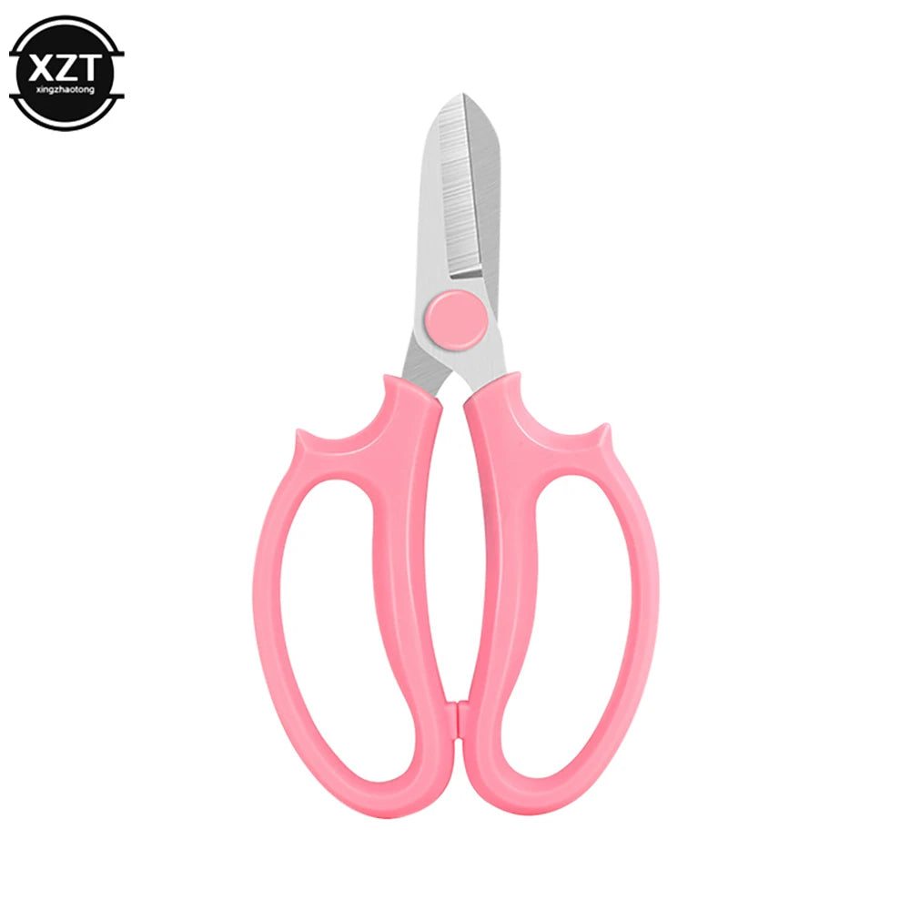 Stainless Steel Garden Scissors Floral Shears Professional Flower Scissor Comfortable Grip Handle Pruning Shear New