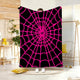 Spiderweb Flannel Throw Blanket — view 6