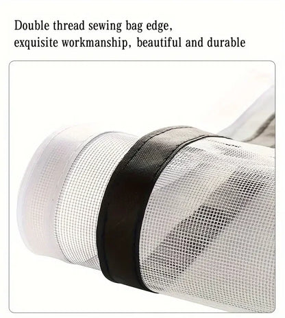 Summer mosquito proof door and window screens, available in various sizes (white)