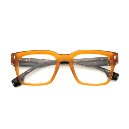 ZENOTTIC Men Square Handmade Acetate Optical Frames Stylish High Quality Daily Eyewear