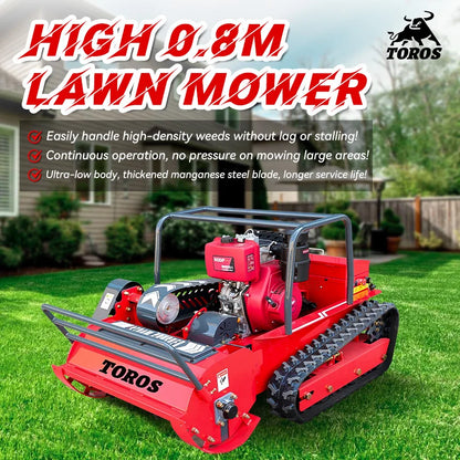 Grassland Green Trimming Lawn Mower CE EPA Mower Remote Customized Tracked Mulcher Multifunction Made in China