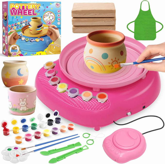 Kids' Pottery Wheel & Clay Kit — product image