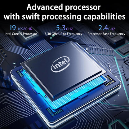 14.1 Inch Intel Core i9 10980HK Windows 11 Pro Laptop 32GB DDR4 2TB SSD Gaming Office PC Gamer Portable Notebook Computer