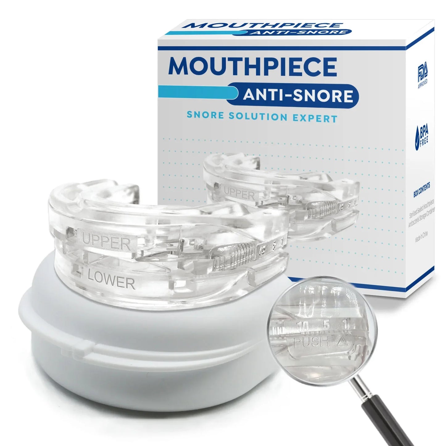 Silicone Anti-Snore Mouthpiece Bruxism Mouth Guard Improve Sleeping Aid Braces Teeth Orthodontic Snoring Night Device Stop Snore