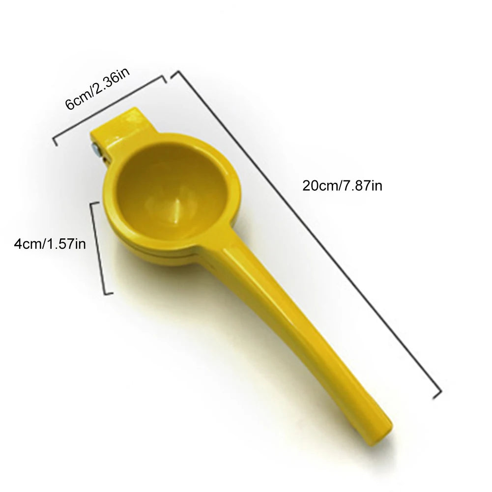 Home Manual Lemon Squeezer Lemon Squeezer Sturdy Hand Pressed Orange Fruit Juicer Aluminum Alloy Portable Practical Kitchen Tool
