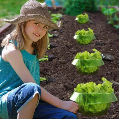1/30pcs Plants Slug Protection Rings Green Planter Flower Pot Snail Vegetables Cover Reusable Pest Control Trapper Garden Tool