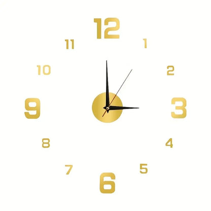 Simple LED wall clock with night light function, silent, modern decorative digital wall clock, DIY 3D digital wall clock