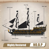 Mould King Pirate Ship Building Set — view 4