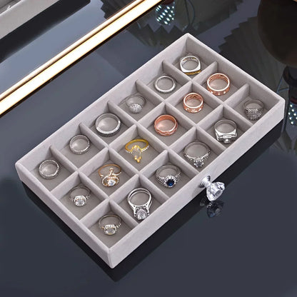 Newly Upgraded 7-Tier Dust-Proof Acrylic Jewelry Storage Box Modern Rectangular Desktop Display & Storage Jewelry Box Amagi