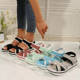 Open-Toe Platform Wedge Sandals — view 8