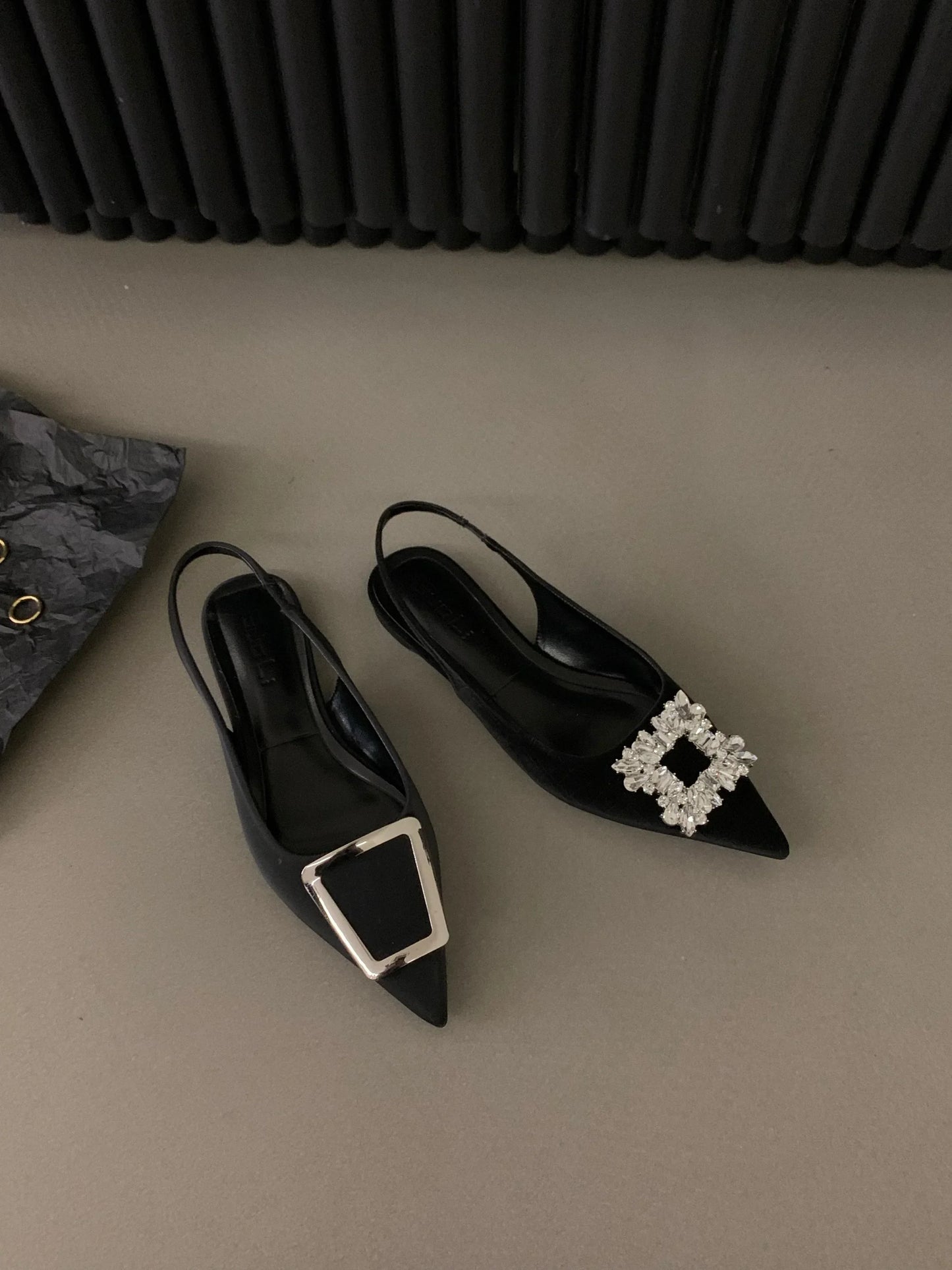 Fashion Pointed Sandals for Women Summer Versatile Dress Flat Bottomed Footwear Korean Style Lightweight Mary Jane Single Shoes