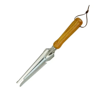 1pc Weed Puller,Garden Crack Weeder,Easily Remover Weed Tool for Yard Hoe Gardening Tools,Stainless Steel,Rake Sharp Tines