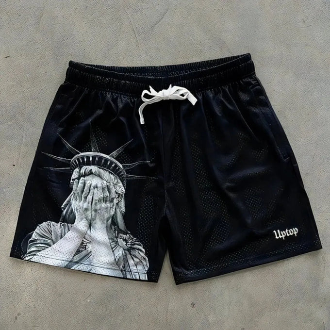 Men's Statue of Liberty Graphic Shorts — product image