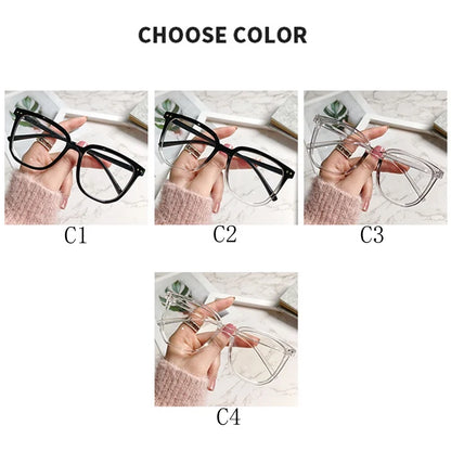 1/2/3 PCS Blue Light Blocking Glasses Fashion Square-framed Glasses Trend Campus Style Clear Black Frame Back To School Dress