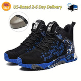 Camouflage Steel-Toe Work Boots — product image