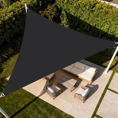 Triangle Sun Shade Sail Waterproof UV Block Outdoor Garden Patio Awning Canopy Triangle Sunshade Sail