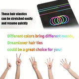 Black Elastic Hair Ties — view 3