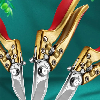 High-Carbon Steel Pruning Shears for Fruit Trees - Durable, No Assembly Required, Industrial Grade Tool