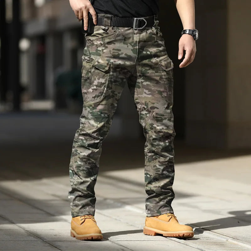 City Tactical Cargo Pants Classic Outdoor Hiking Trekking Army Tactical Joggers Pant Camouflage Military Multi Pocket Trousers