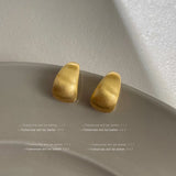 Brushed Geometric Earrings — view 8