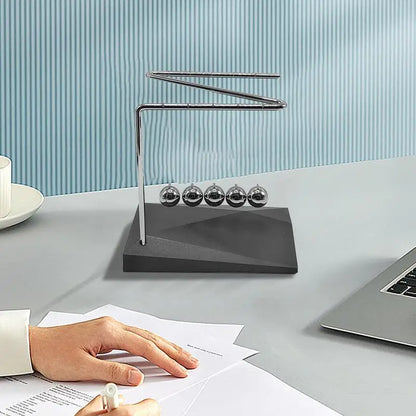 Motion Balance Machine Newtons Cradle Steel Balance Steel Balls Desktop Ornament Physics Science Pendulum Home Decoration