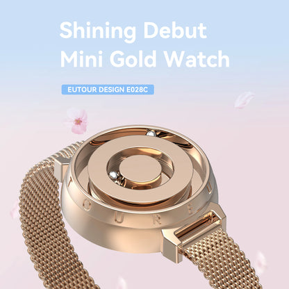 Eutour New Original Magnetic Rose Gold Trend Women's Watches Female Student Quartz Watch Simple Fashion Women's Watches