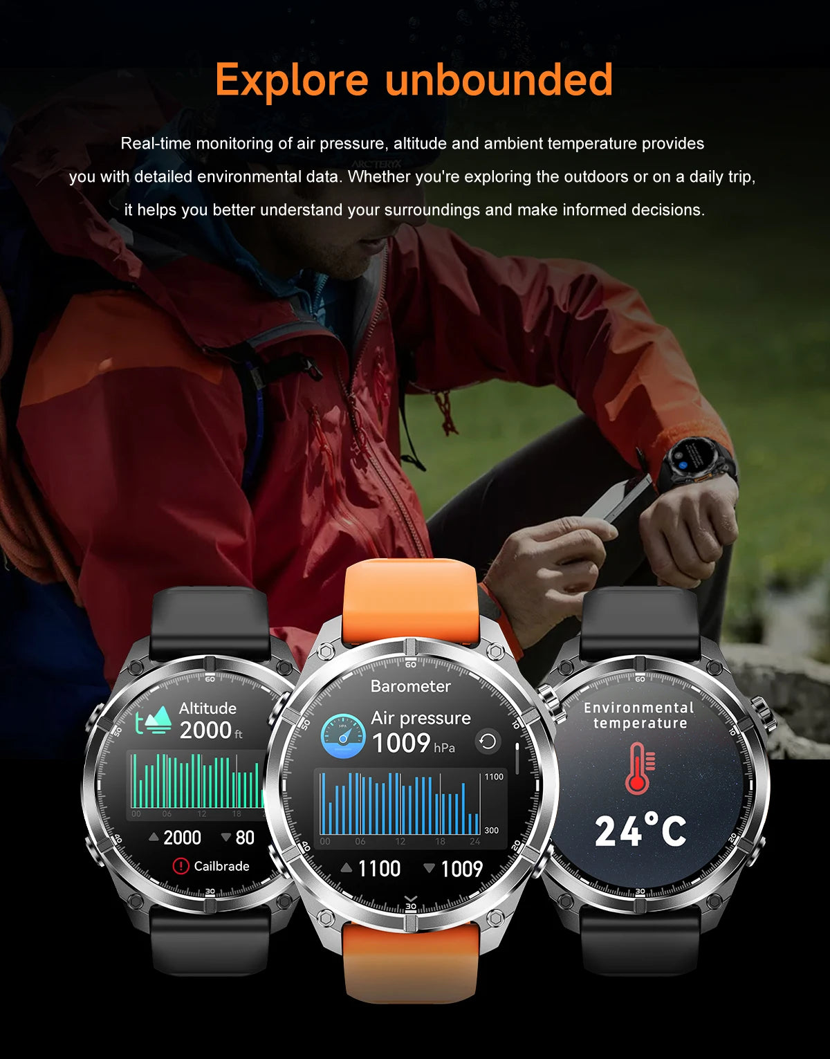 2026 HD300 Smart Watch AMOLED Path 5.4Bluetooth Chat AI GPT Waterproof Health Watches Bluetooth Call Travel Diving Smartwatch