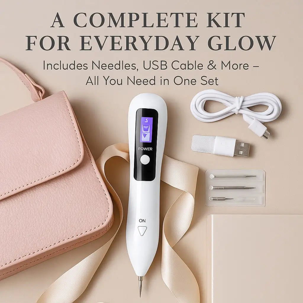 Portable LCD mole and freckle removal pen | Picosecond laser tattoo removal device | Home painless beauty device | Mole, freckle and tattoo three-in-one