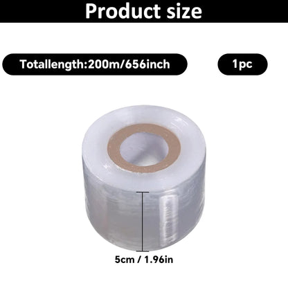 200m Length Eco-Friendly Biodegradable Grafting Tape Graft Membrane Gardening Bind Belt PE Grafting Tape Packaging wrapping film