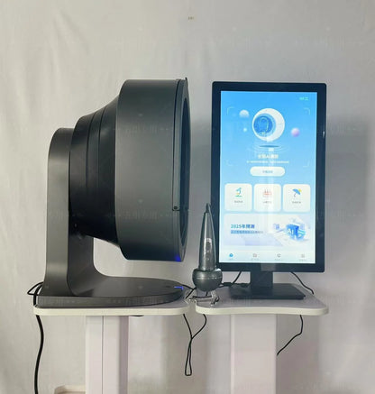 AI Hair Analysis 3D Facial Skin Analyzer Machine 15.6/21.5 Inch 8 Light Spectrum Skin Analysis Scanner For Business Beauty Care