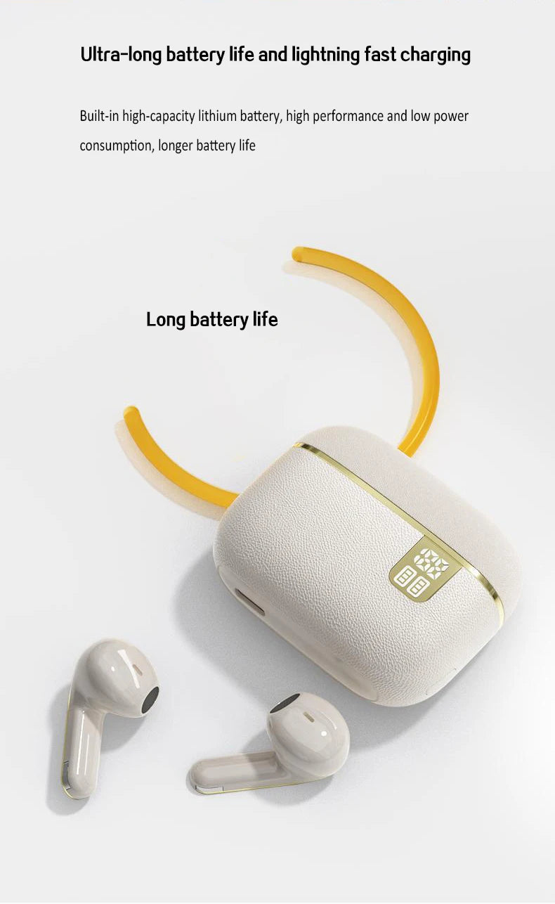 For xiaomi Lenovo Bluetooth Headphone Wireless Headset Quality HiFi Stereo Earphone ENC-calling Noise Reduction Earbuds