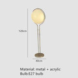 Chrome Globe Floor Lamp — view 12