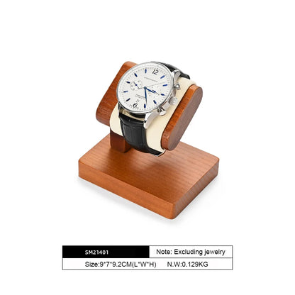 MISHITU T-shaped Watch Stand Wooden Jewelry Watch Display Stand Watch Storage Holder Bracelet Jewelry Display Watch Storage Rack