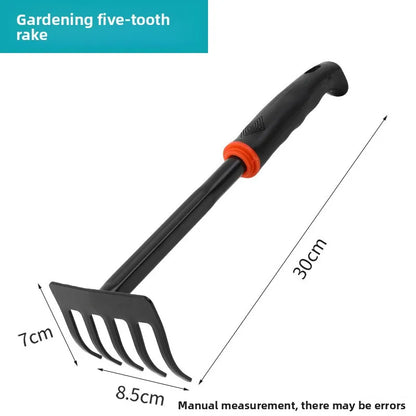 5 Pack 5-in-1 Gardening Hand Tool Set, Mini Hoe & Small Shovel for Outdoor Digging, Garden Loosening & Beach Clamming Tools